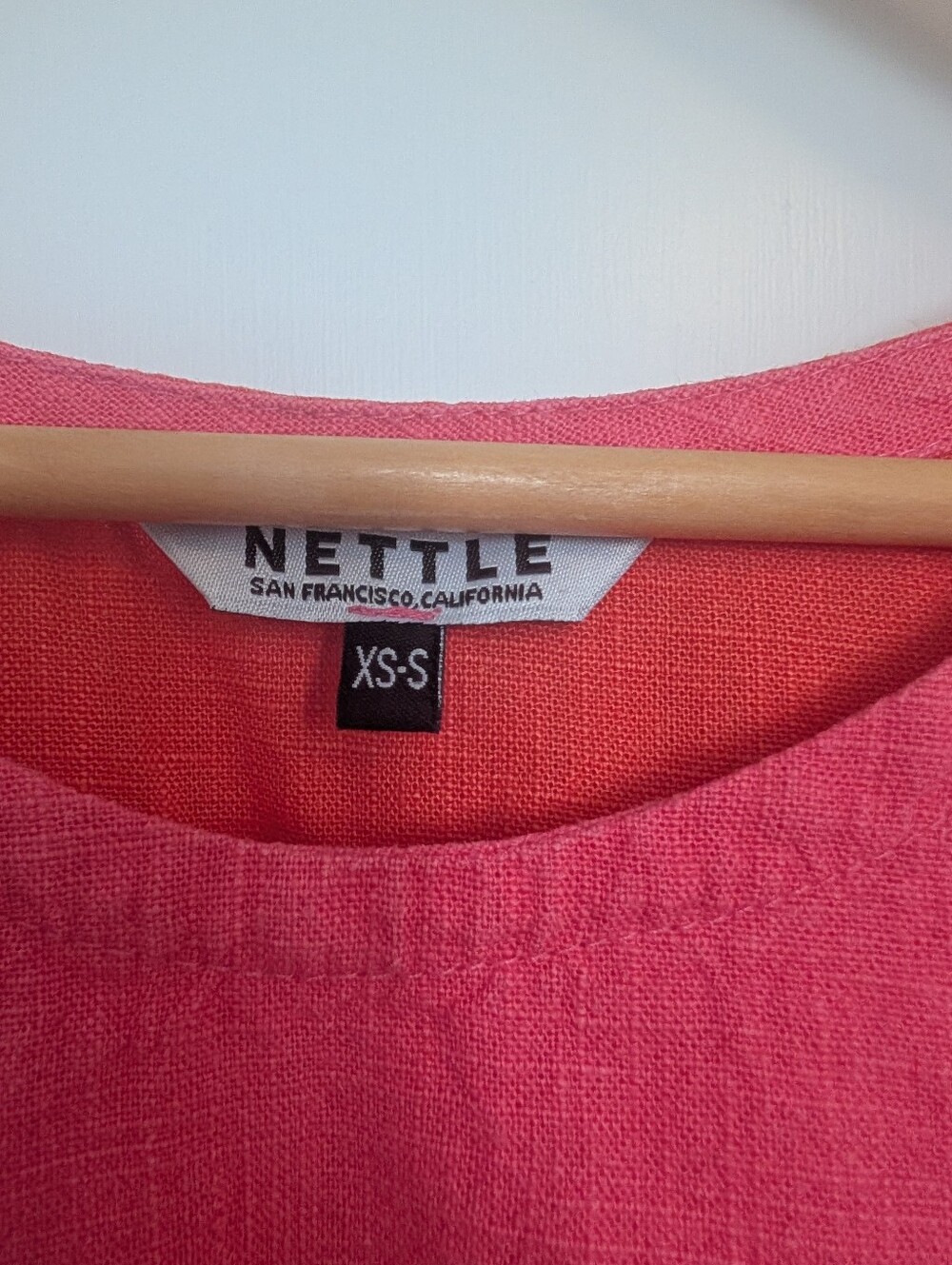 Nettle Trapeze Linen Shift Dress - XS/S - Picture 3 of 3